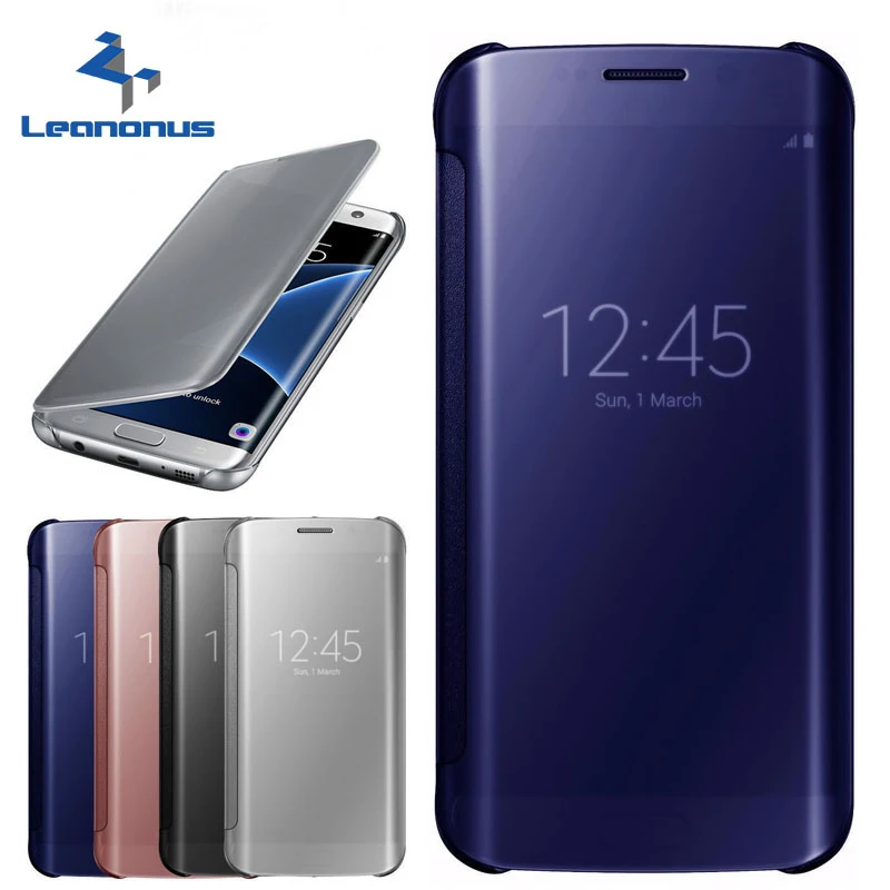 Leanonus прозрачный умный зеркальный чехол для телефона samsung Galaxy A8 2016 A810 A910 A9 Pro