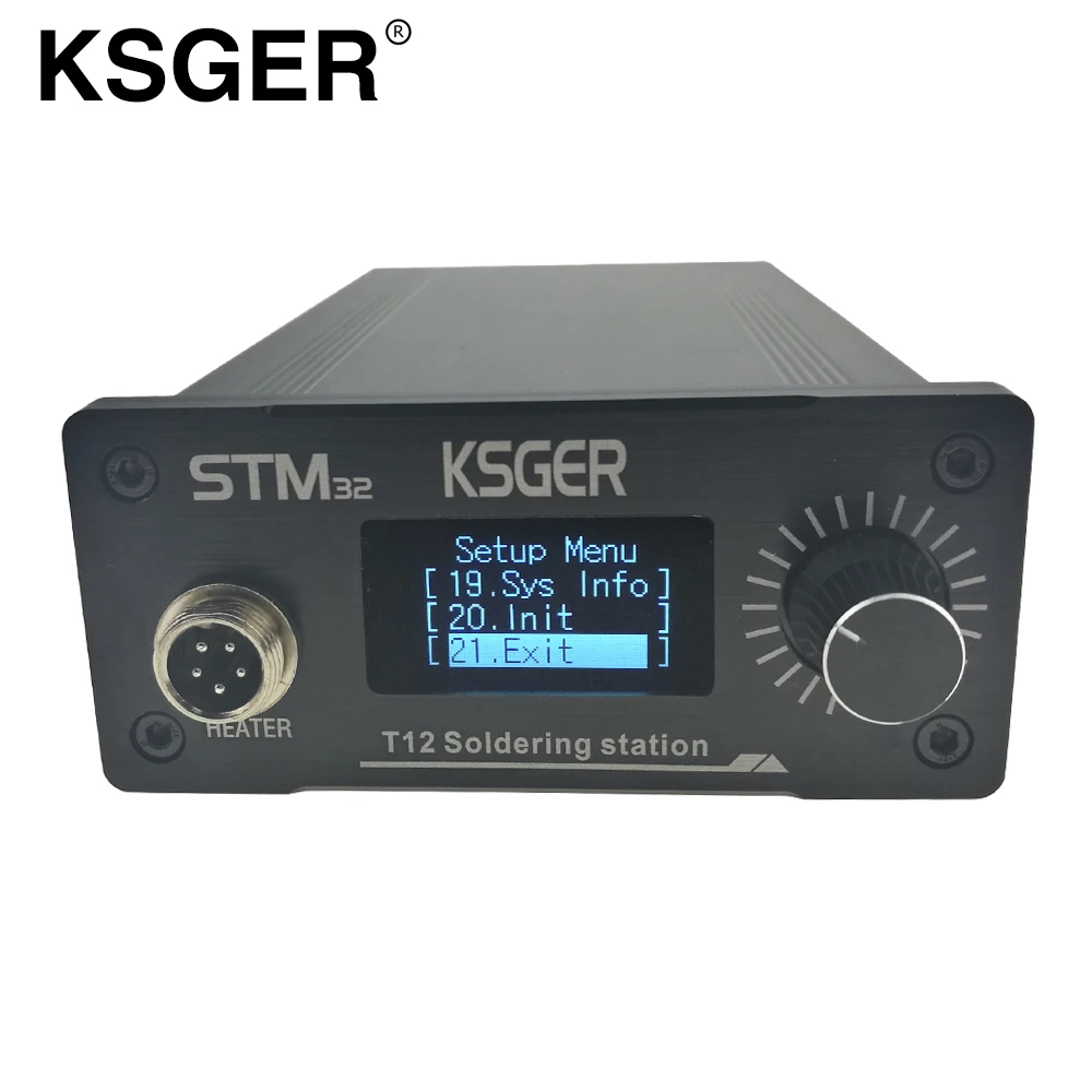 KSGER STM32 OLED T12 паяльная станция горячий воздушный пистолет паяльная станция Электрический паяльник T12-K паяльник