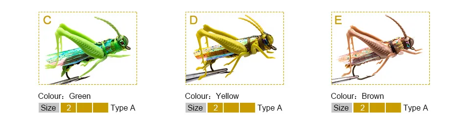Кузнечик приманка мух сухая Муха Рыбалка мух набор реалистичный набор для завязывания мух для щуки радужной форели flyfishing