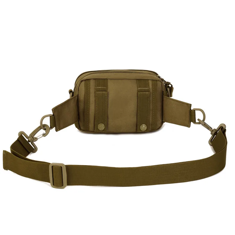 Multipurpose Small Messenger Bag Men Nylon Waterproof Outdoor Tactical Waist Pack Army Fans Outdoor Camouflage Small Bag