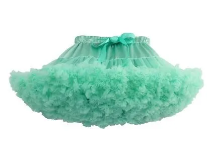 LLT066) Высококачественная Милая юбка в стиле «Лолита» для женщин/детей, однотонная универсальная юбка принцессы, Пышные юбки