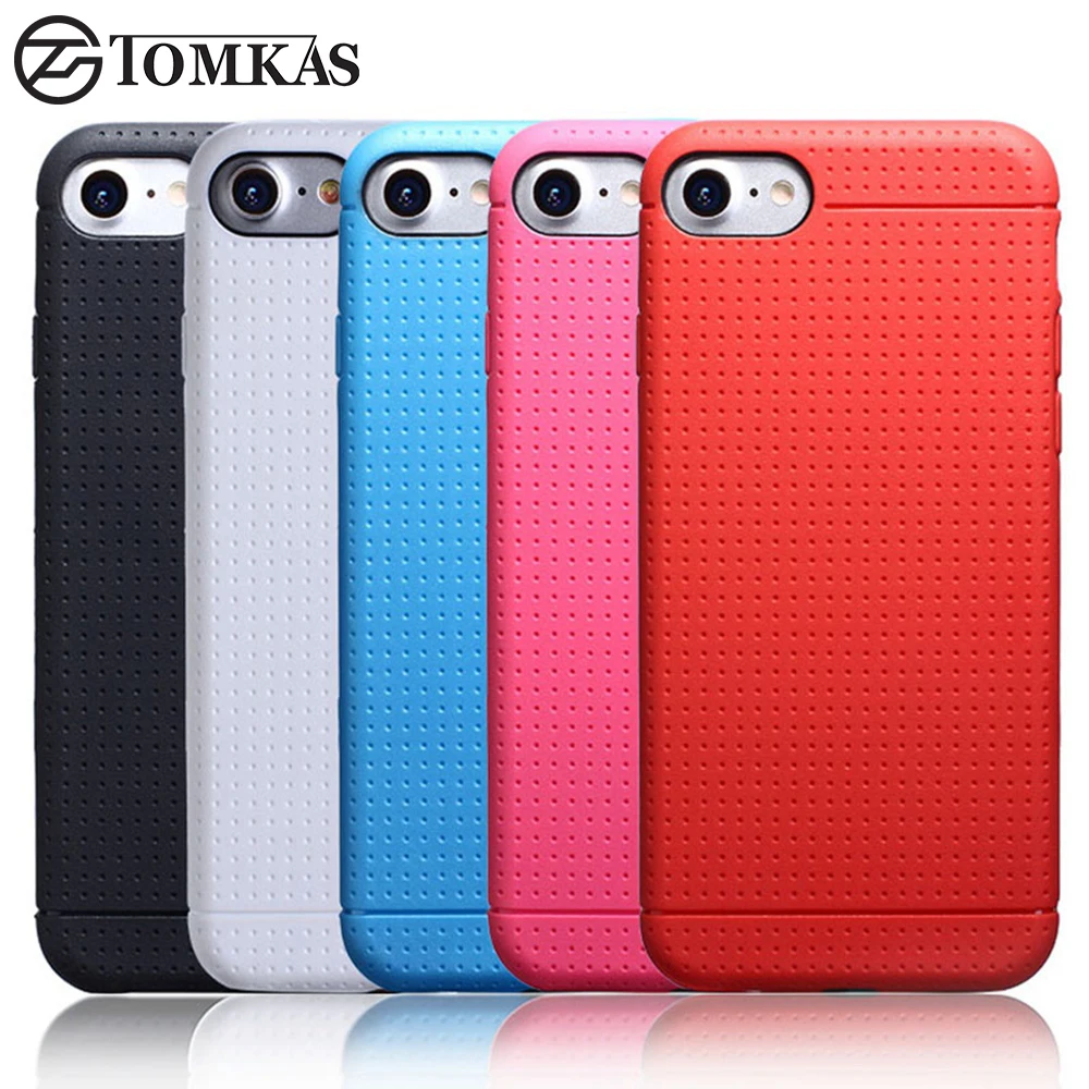Мягкий чехол TOMKAS для iPhone 7 Plus силиконовый мягкий ТПУ легкий тонкий защитный
