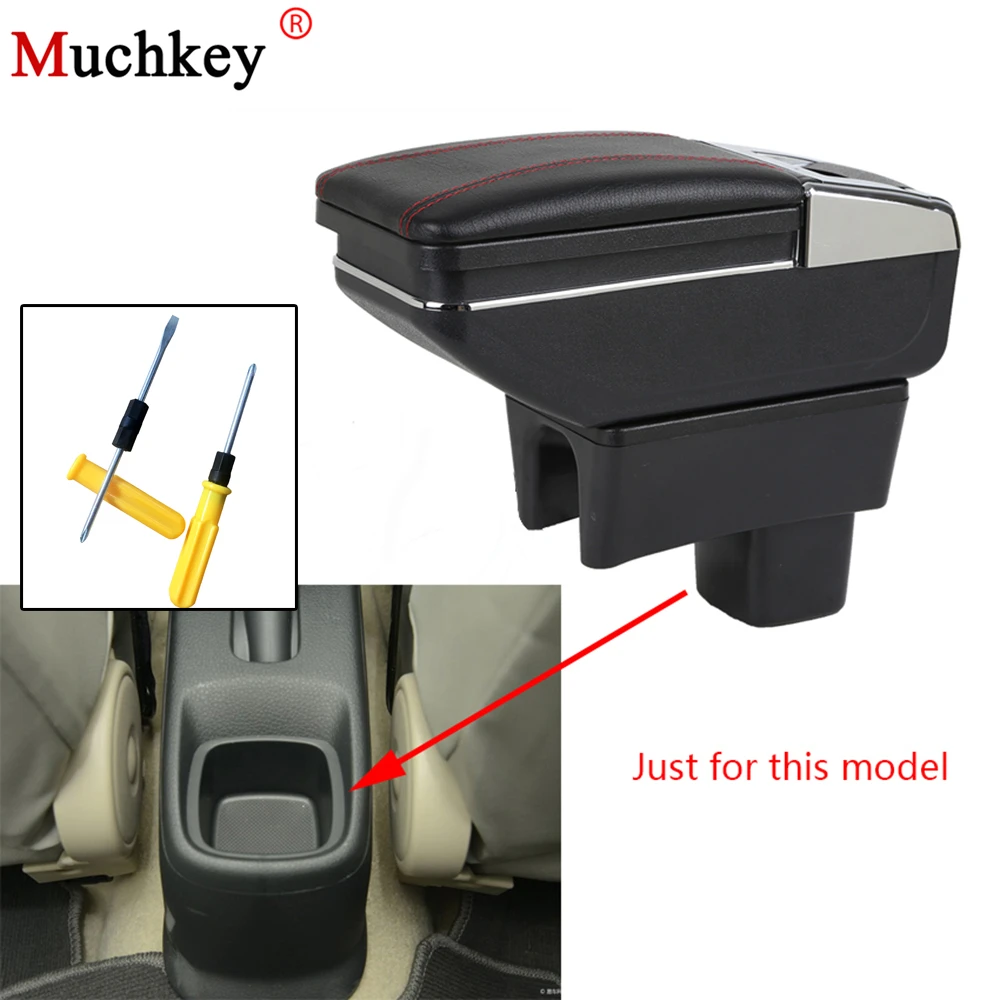 

Car Styling Armrest Box For SUZUKI SX4 2006-2018 Central Console Car Arm Rest Store Content Box Cup Holder Ashtray Seat Armrests