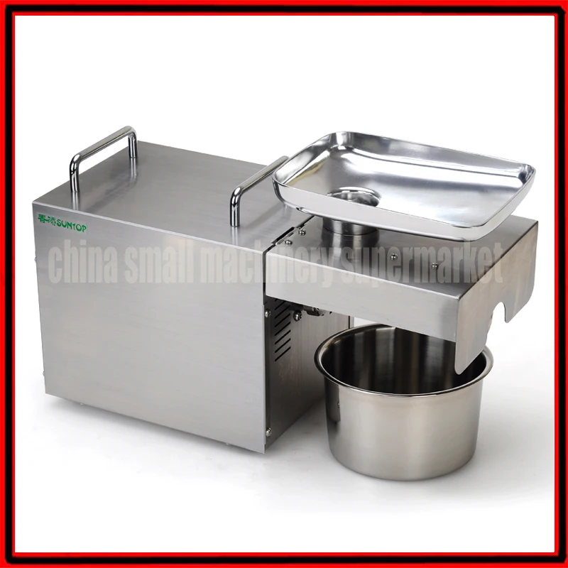 

500-1500w 110/220V CE ROHS certificate Cold/Heat commercial oil press machine huile de chanvre coconut almond squeeze seeds etc