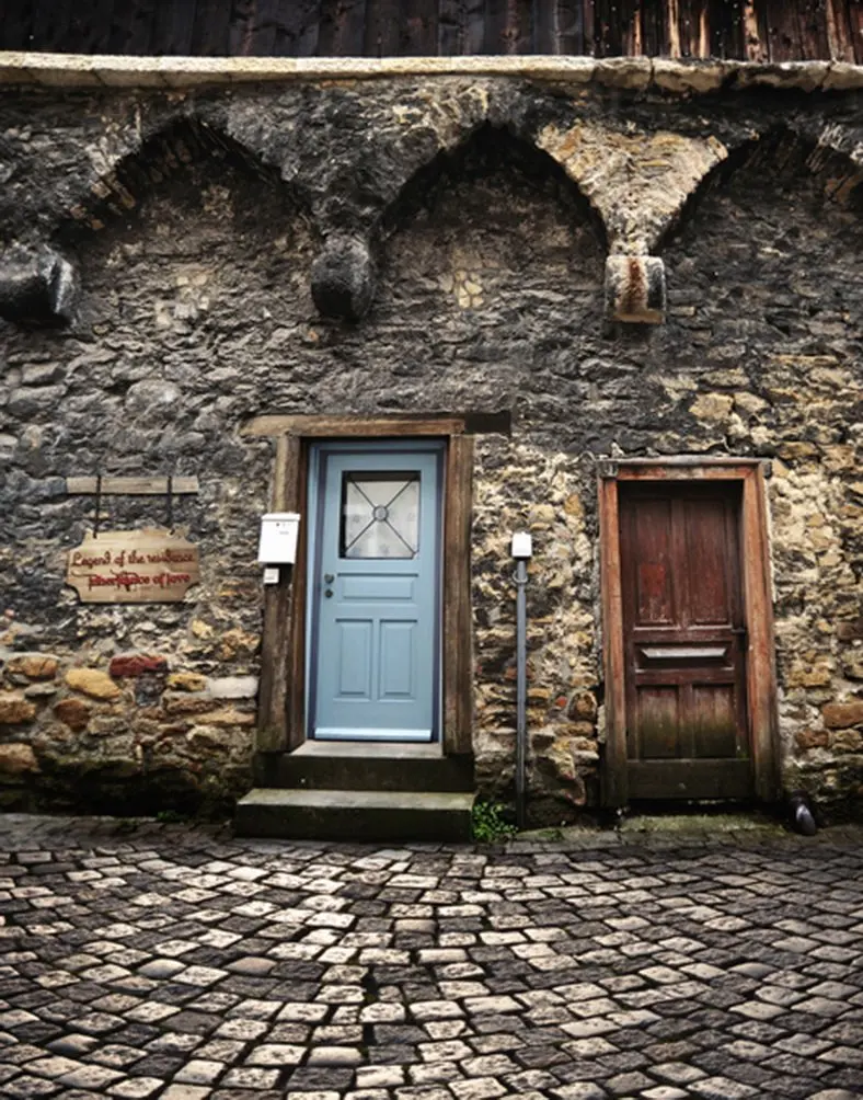 

5x7ft Vintage Stone House Photography Backdrops Photo Props Studio Background