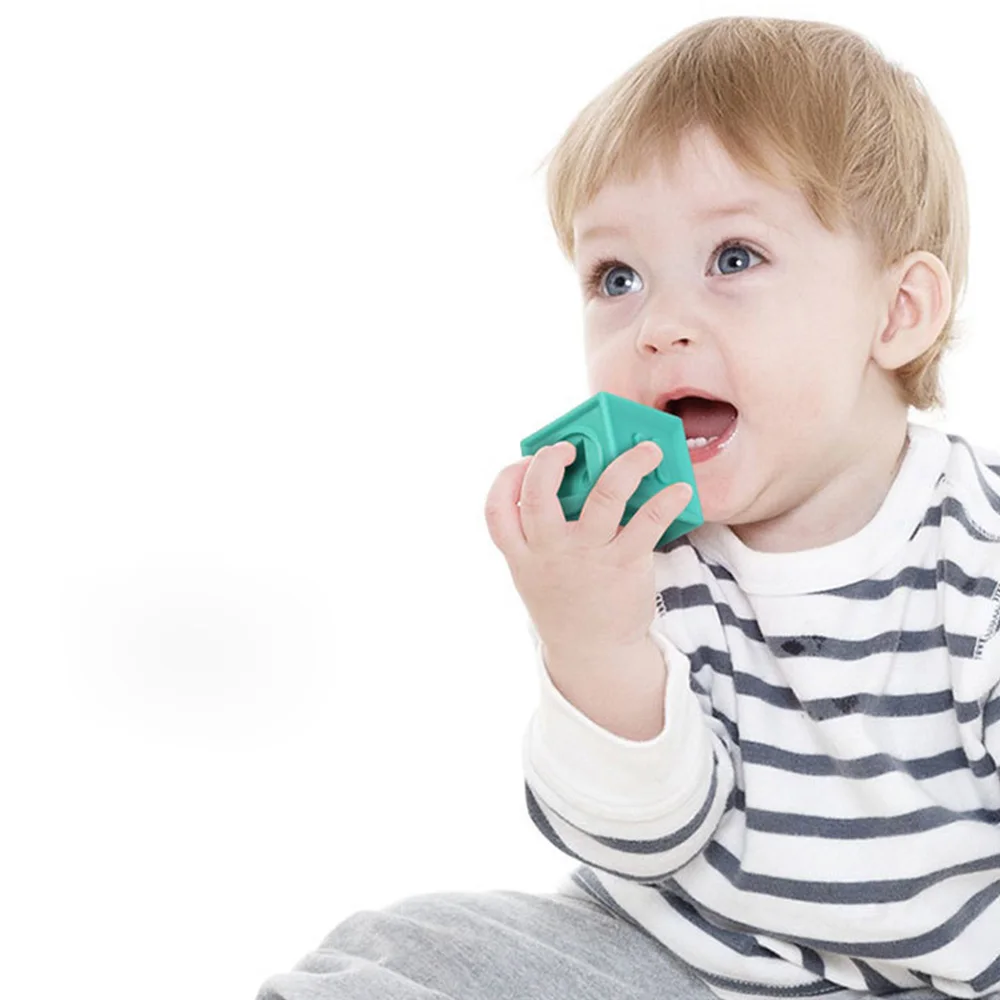 12 шт. детские игрушки для рук 3D Шарики Детские массажные Прорезыватели Squeeze Toy
