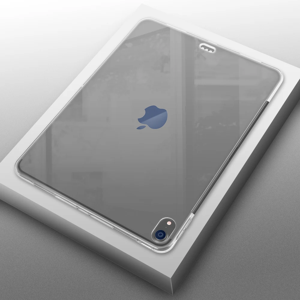 

Case for iPad Pro 11 2018 Soft Silicone Transparent TPU Back Cover Protector for iPad 11 Case