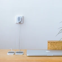 Интеллектуальный дизайн touch светодиодный свет ночи спальня исследование настенный ночник двойное зарядное устройство USB с надежной защитой детская комната ночь лампы