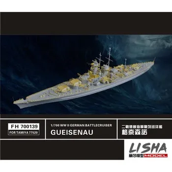 

Assembly model The German Battlecruiser gneisenau Yingxiang 1/700 modified with 77520 pieces of Tamiya Reconstruction p