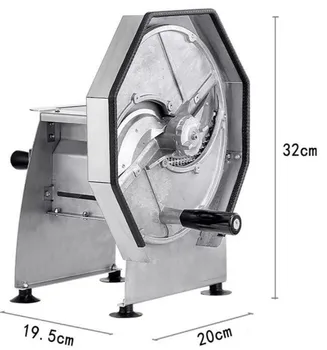 

Manual stainless steel multi-function fruit and vegetable cutting machine fruit lemon grapefruit potato ginger lotus root slice