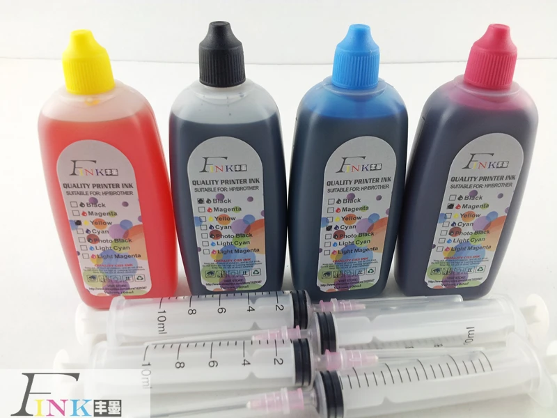 4 colors T1291 dye ink for Epson WF-3010DW WF-3520DWF WF-3530DTWF WF-3540DTWF WF-7015 WF-7515 WF-7525 photo UV resistant | Компьютеры и