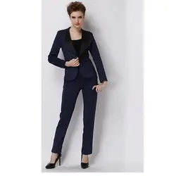 Новые женские костюм из двух Костюм из нескольких предметов (куртка + Штаны) женские деловые офисные профессиональный костюм Поддержка