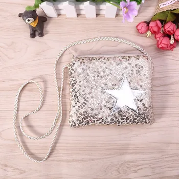 

THINKTHENDO Fashion Kids Girl Sequins Shoulder Bag Handbag Messenger Hobo Crossbody Purse Wallet New High Quality