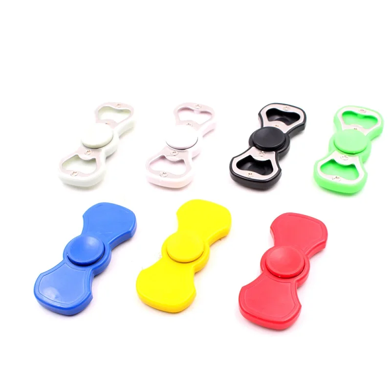 

Nice Bearing Alloy Fidget Spinner Opener Tri-Spinner EDC Hand Spinner Metal Anxiety Stress Kids Metal Spinner Spin 2 Minutes