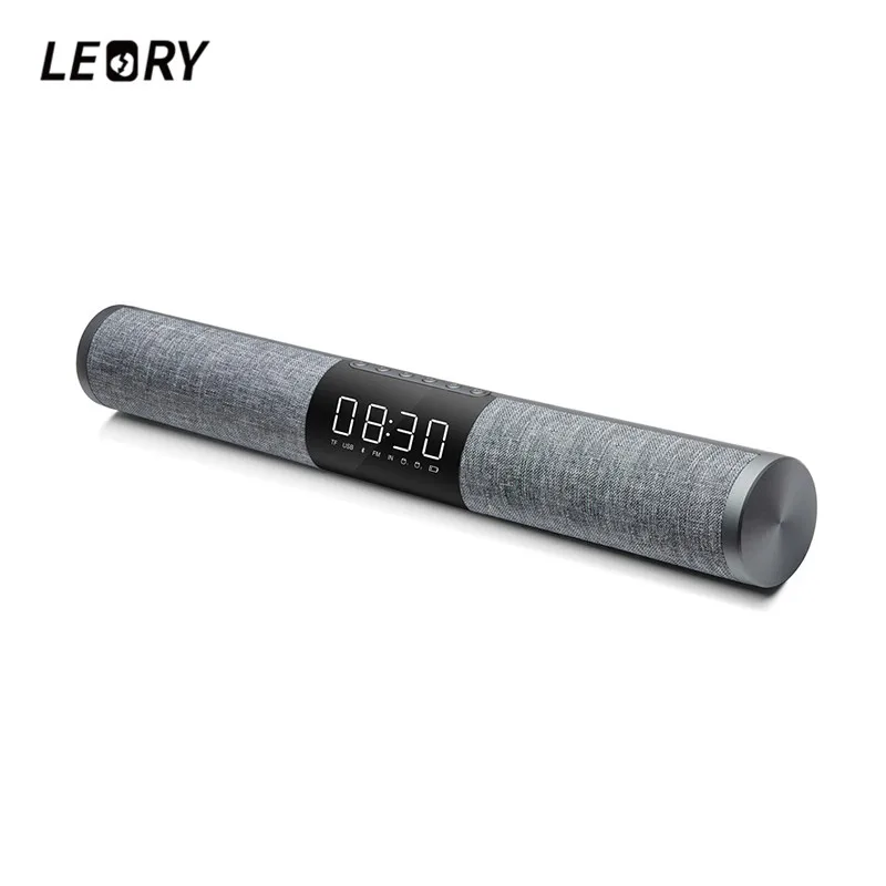

LEORY SoundBar Subwoofer bluetooth Speaker Home TV Computer Loudspeaker Alarm Clock TF FM Radio MP3 Speaker
