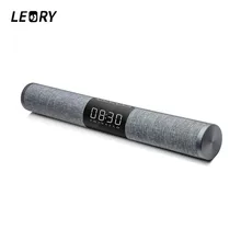 LEORY SoundBar Subwoofer Bluetooth Speaker Home TV Computer Loudspeaker Alarm Clock TF FM Radio MP3 Speaker