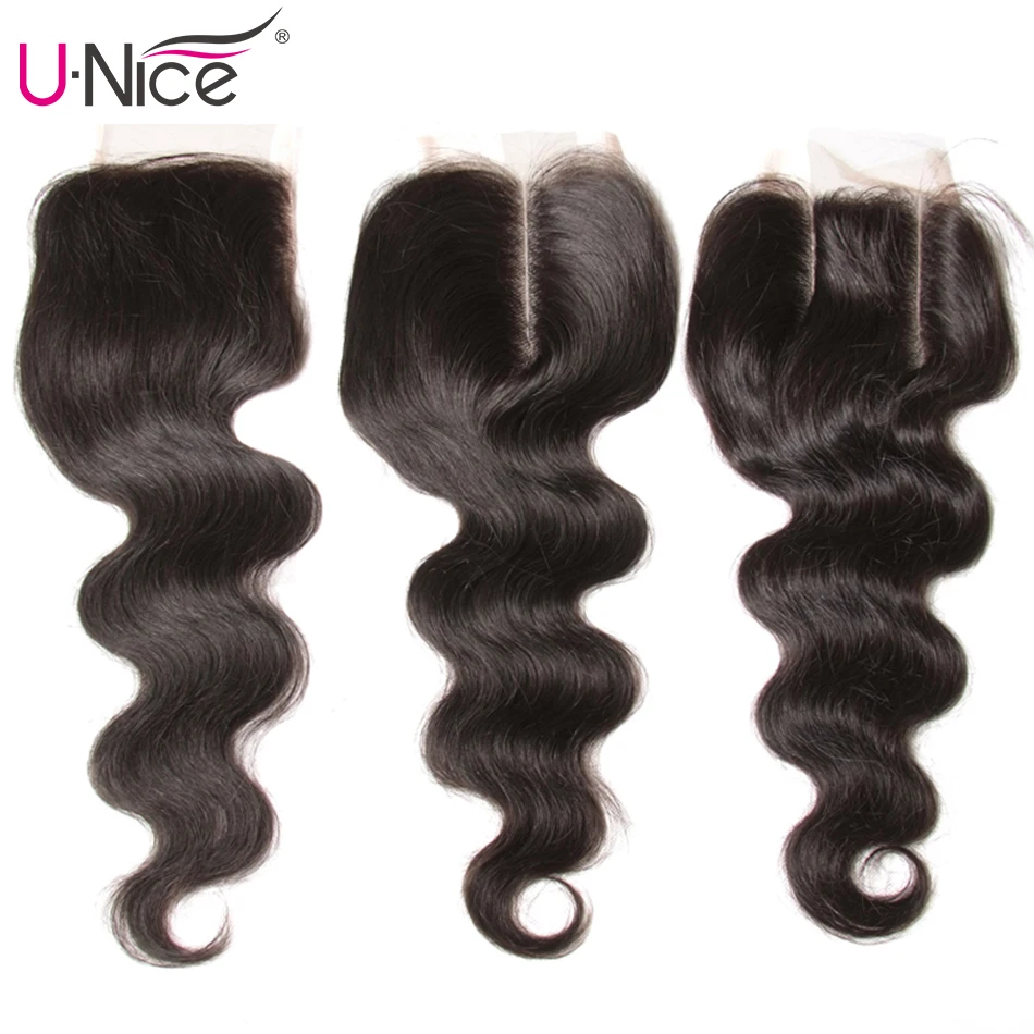 Волосы UNICE, бразильские объемные волнистые, 3 пряди, с закрытием, человеческие волосы, пряди с закрытием, 8-30 дюймов, волосы remy, Черная пятница, предложения