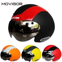Movigor Multifunctional Cycling Bicycle Helmet Arena Helmet Integrally-molded MTB Road Bike Helmet with Lens 58-62cm, 4 Colors