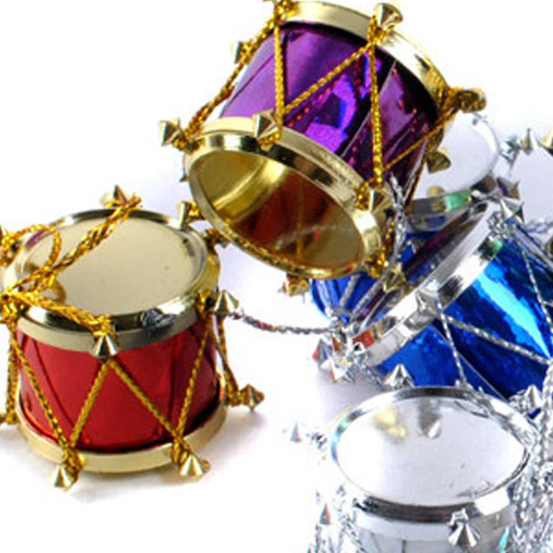 Buy 12Pcs Colorful Drums Ornament Children's Toy New
