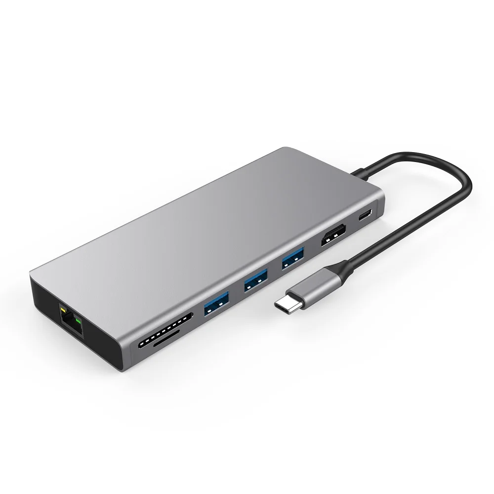 1-JZYuan-USB-HUB-USB-C-3-1-HUB-to-HDMI-4K-Ethernet-Thunderbolt-3-Type-C