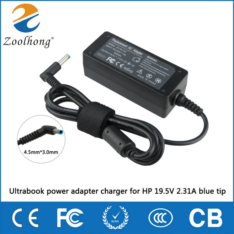 Cargador de batería para HP 15 r052nr Notebook 19,5 de alimentación, color azul, 3,0 V, 2.31A, 45W, HSTNN CA40|Adaptador para ordenador portátil| - AliExpress
