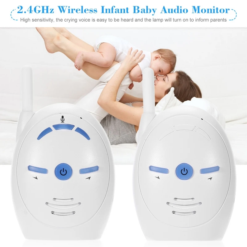

Baby Monitor 2.4GHz Wireless Digital Audio Portable Monitor Bebe Sleep High Sensitive Transmission Two-way Audio Monitoring