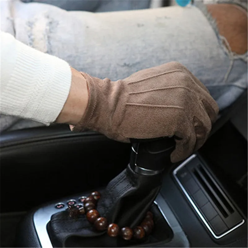 2019 Autumn Winter New Thickening Half Finger Gloves Imitation Suede Unisex Exposed Two Fingers Non-Slip Driving Gloves SZ043 2019 Autumn Winter New Thickening Half Finger Gloves Imitation Suede Unisex Exposed Two Fingers Non-Slip Driving Gloves SZ043
