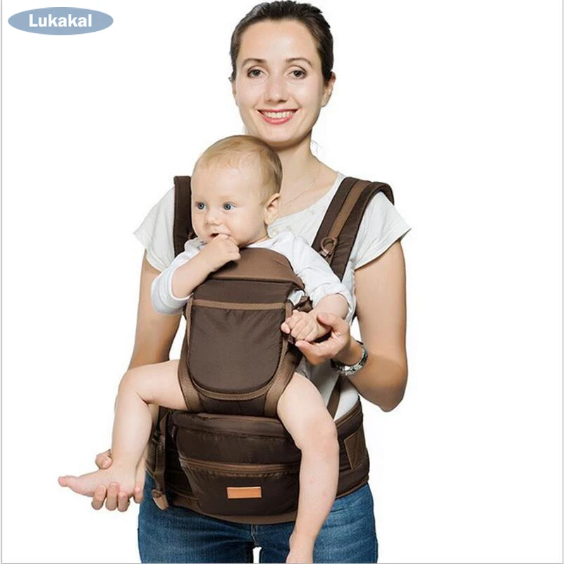 Multifonctionnel Bebe Kangourou Coton Confortable Bebe Fronde Double Protection Bebe Sacs A Dos Colore Porte Bebe Pour 1 M 36 M Aliexpress