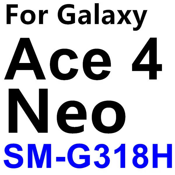 Закаленное Стекло Экран протектор для samsung Galaxy S3 S4 S5 S6 S7 A3 A5 J1 J2 J3 J5 J7 J7 Neo J1 мини Core Grand Prime ACE4 - Цвет: Ace 4 Neo G318H