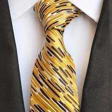 Mantieqingway полиэфир галстук с узором "огурцы" для мужчин 8 см широкий полосатый мужской s Шелковый галстук деловой шейный галстук формальный мужской галстук Gravatas
