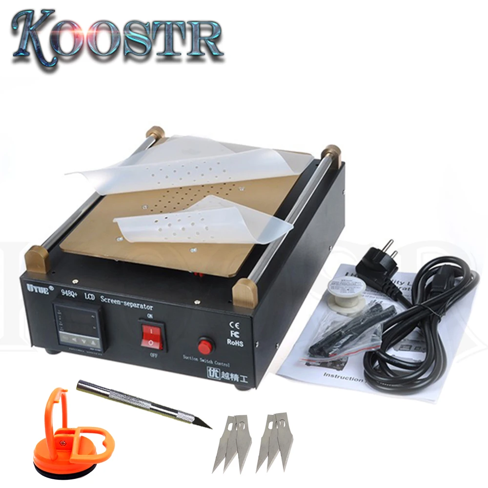 

UYUE 948Q+ Built-in Vacuum Pump Separator 11 Inches Phone LCD Screen Separator Machine Glass Touch Screen Repair Refurbished