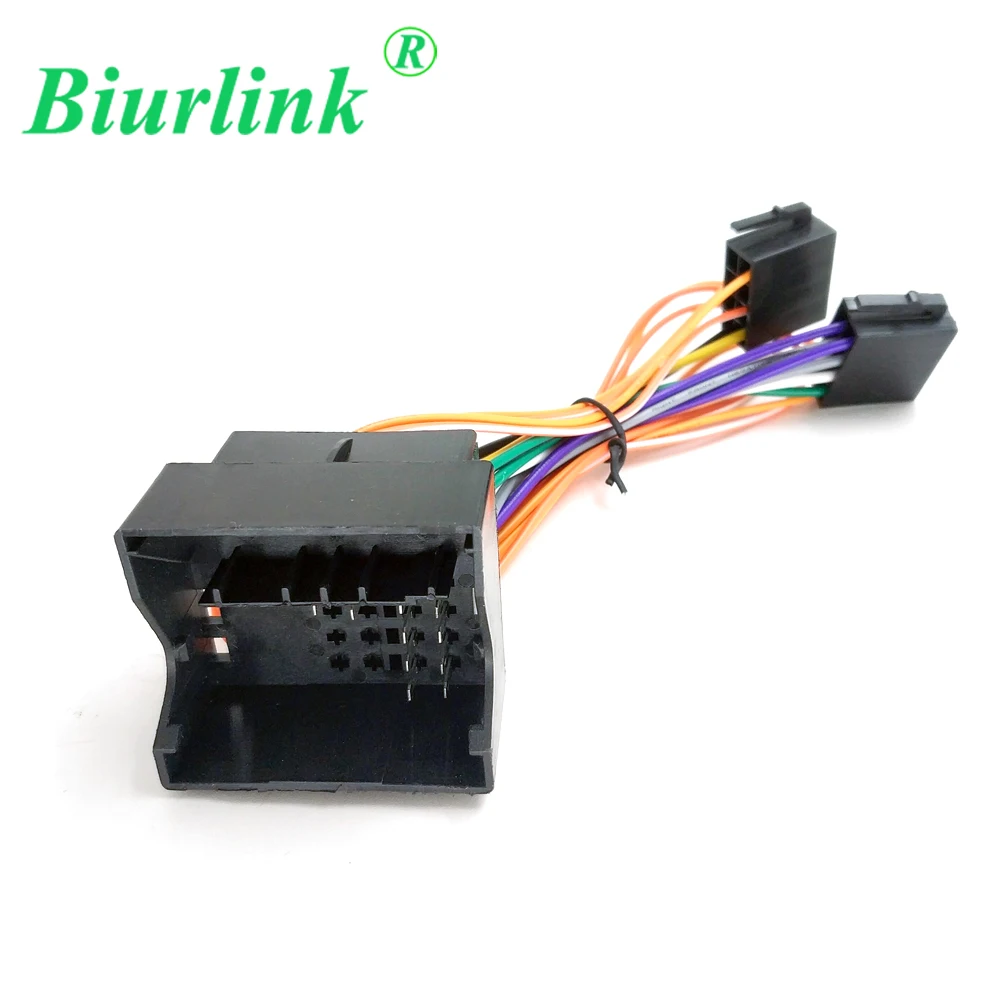 thumbnail image 2 of ISO Wiring Harness Connector 16 Pin Car Stereo Radio Wire Harness ISO Adapter Cable Lead Loom Plug For VW Ford Fiesta Focus Tiguan Golf Polo BMW Jetta Passat C-Max S-Max Mondeo Transit 2 of 11