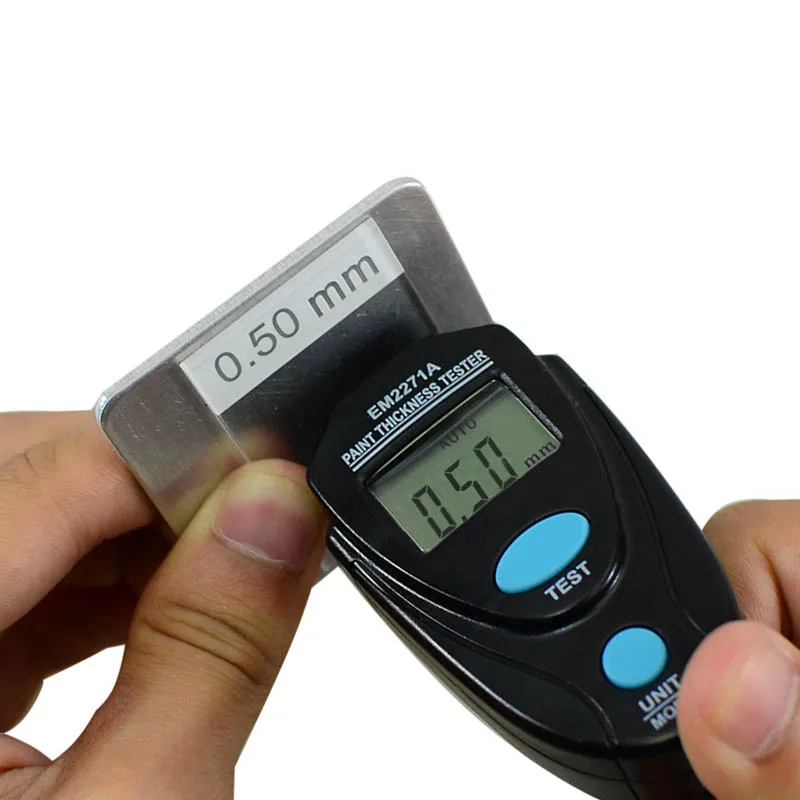 

EM2271A Digital Car Painting Coating Thickness Tester Gauge w/Sheet Adjustment