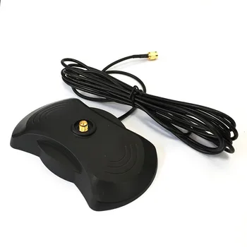 

1PC WIFI antenna base magnetic with 3m extension cable RP SMA plug mouse base