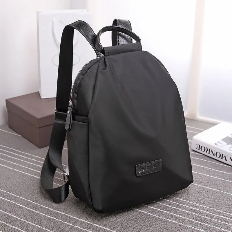 New Arrival Fashionable Korean Style Women Backpack Oxford Nylon Canvas Solid Backpack Casual Simple All match