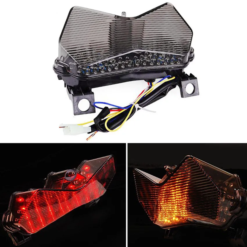 

Smoke Rear Brake Turn Signals Tail Light For Kawasaki Ninja ZX-6R /ZX-6RR /636 2003-2004 Z1000 Z750S