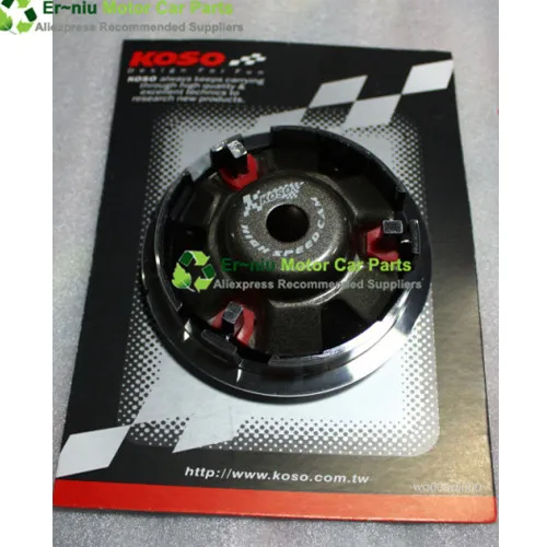 

Moped High Performance Variator Kit with Roller Weights Racing Clutch Drive Pulley for GY6 125 150Scooter Variator
