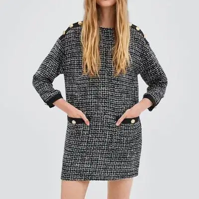 Aliexpress.com : Buy UK8441 Women european za Tweed