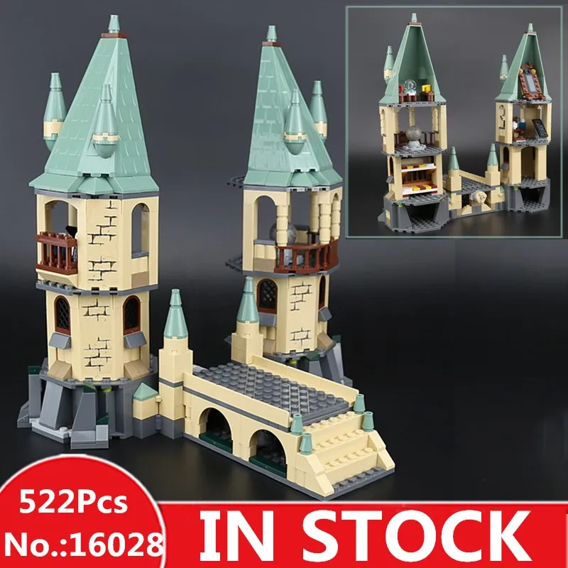 

H&HXY 16028 522Pcs Movie Series The 4867 Magic School Set Lepin Building Blocks Bricks New Educational Toy For Kids As Gifts Toy