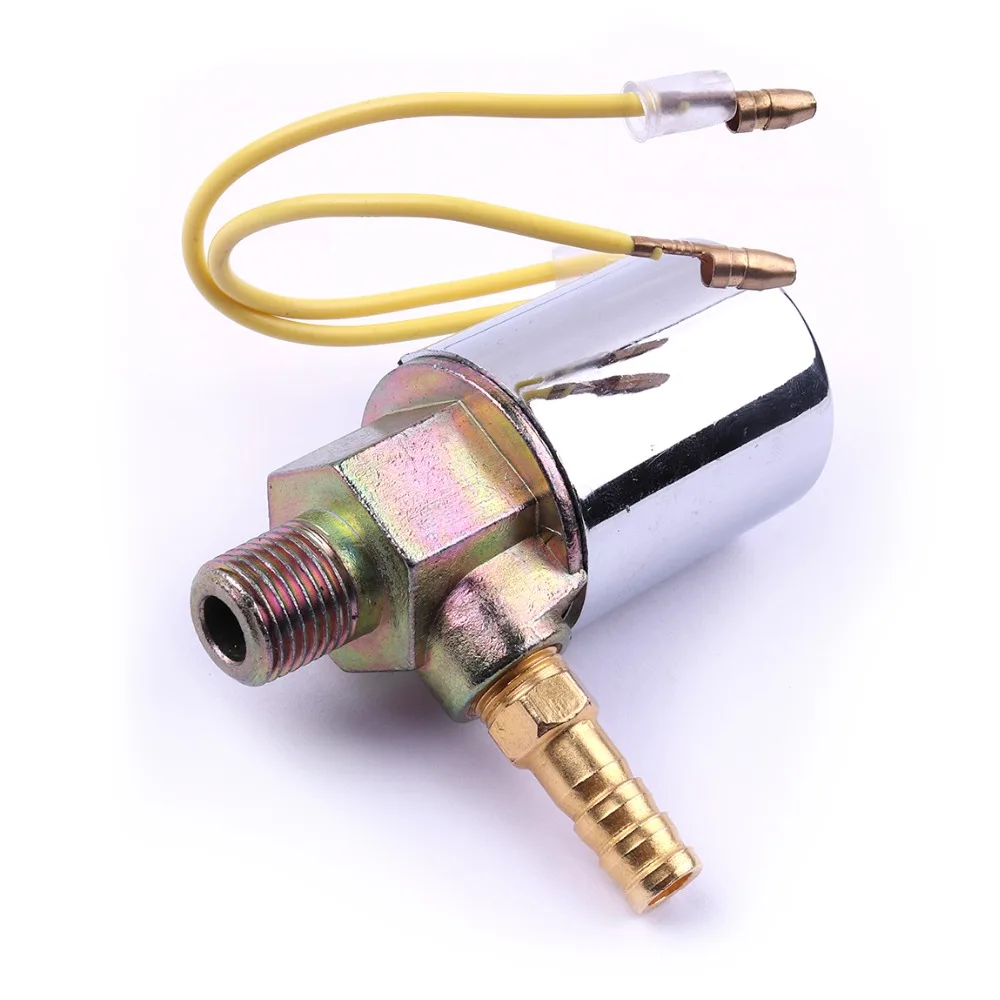 

Hot Sale 1Pcs 12V/24v Car 1/4 inch Metal Train Truck Air Horn Electric Solenoid Valve For Car Styling Air Horns Air Ride Systems