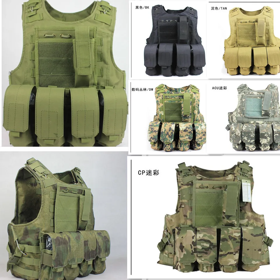 Быстросъемный военный модульный жилет Molle CIRAS тактический штурмовой для