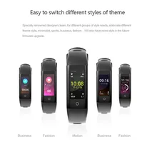 Лидер продаж Smart Band 0,96 дюймов Цвет Экран сердечного ритма крови Давление монитор Фитнес трекер Смарт-браслет для IOS Android