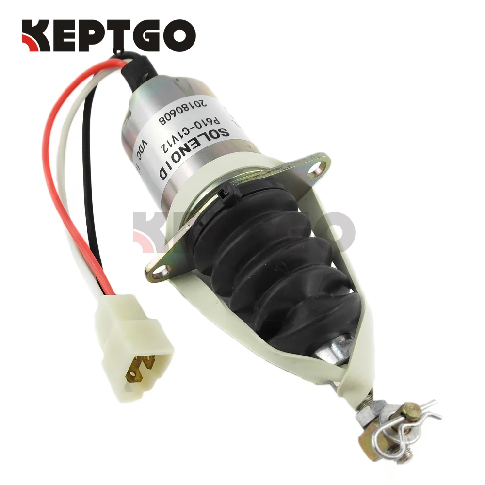 P610 C5V12 AM882277 12v Стоп соленоид подходит для John Deere 670 770 870 970 1070 Compact|Детали генератора