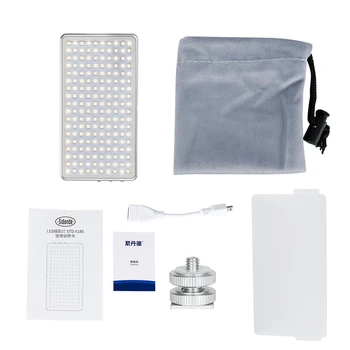 

Photography Lighting X-180 Dimmable Ultra Thin On-Camera Led Video Light 3000-5600K Photo Light DSLR Camera led light Video
