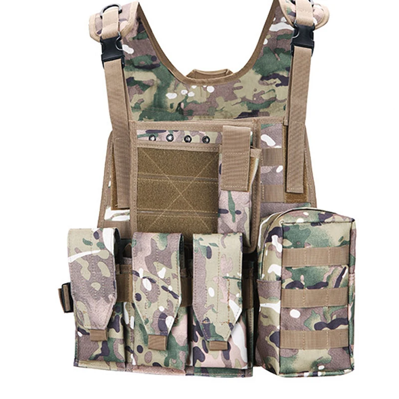 

Hunting Camouflage Vest Tactical Military Training Combat CS Field Protection Vest Outdoor Airsoft Security Jungle Equipment