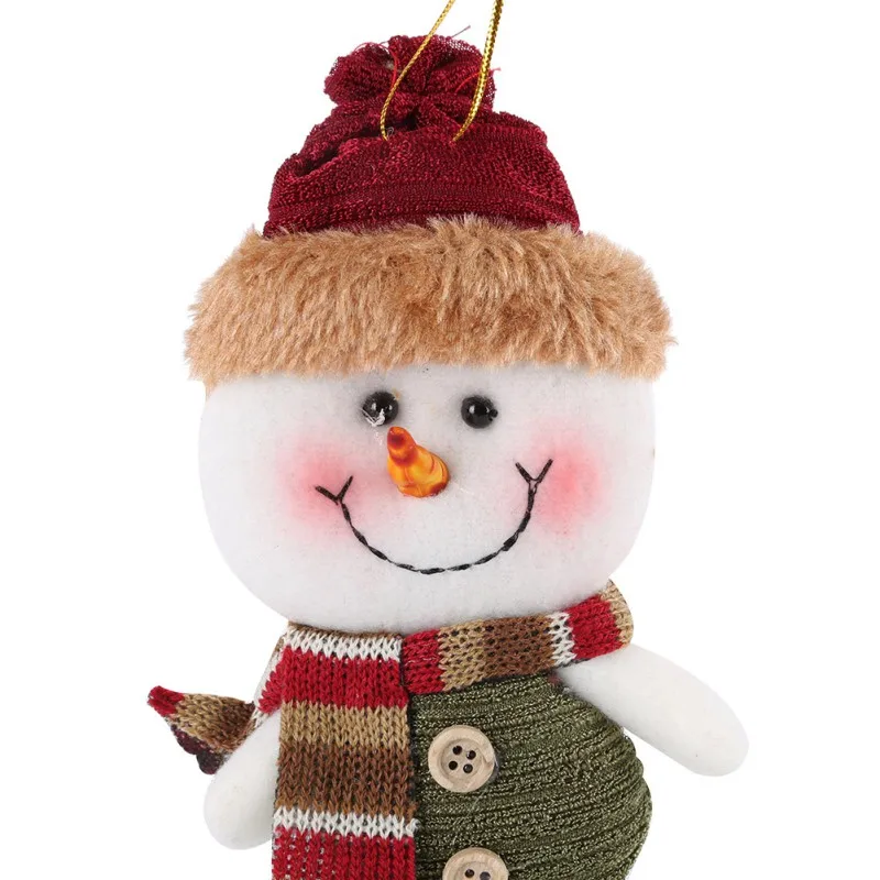 Выдвижной Рождественский Санта-Клаус/куклы-Снеговики стоящая фигурка Рождественская елка украшения Детские Рождественские Подарки Игрушка Декор