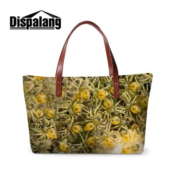 

Dispalang Large Shoulder Handbag for Girls Print Animal Patterns on Big Tote for Women Casual Hand bag Beautiful Shopping Bags