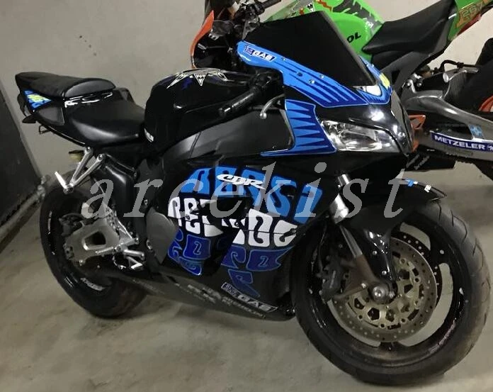 

3gifts ABS Injection fairings parts for Honda CBR1000RR 2004 2005 CBR 1000 RR 04 05 CBR 1000RR fairing hulls kits custom blue uk