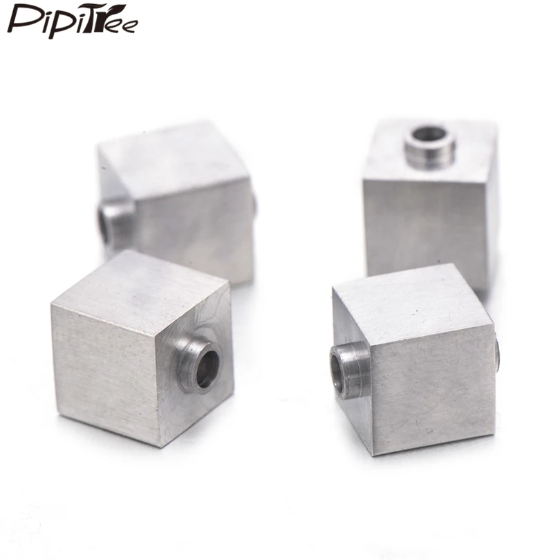 

Pipitree 4pcs/lot Wholesale Stainless Steel Cube Beads 8mm Silver Color DIY Charms Logo Spacer Beads for Bracelet Jewelry Making