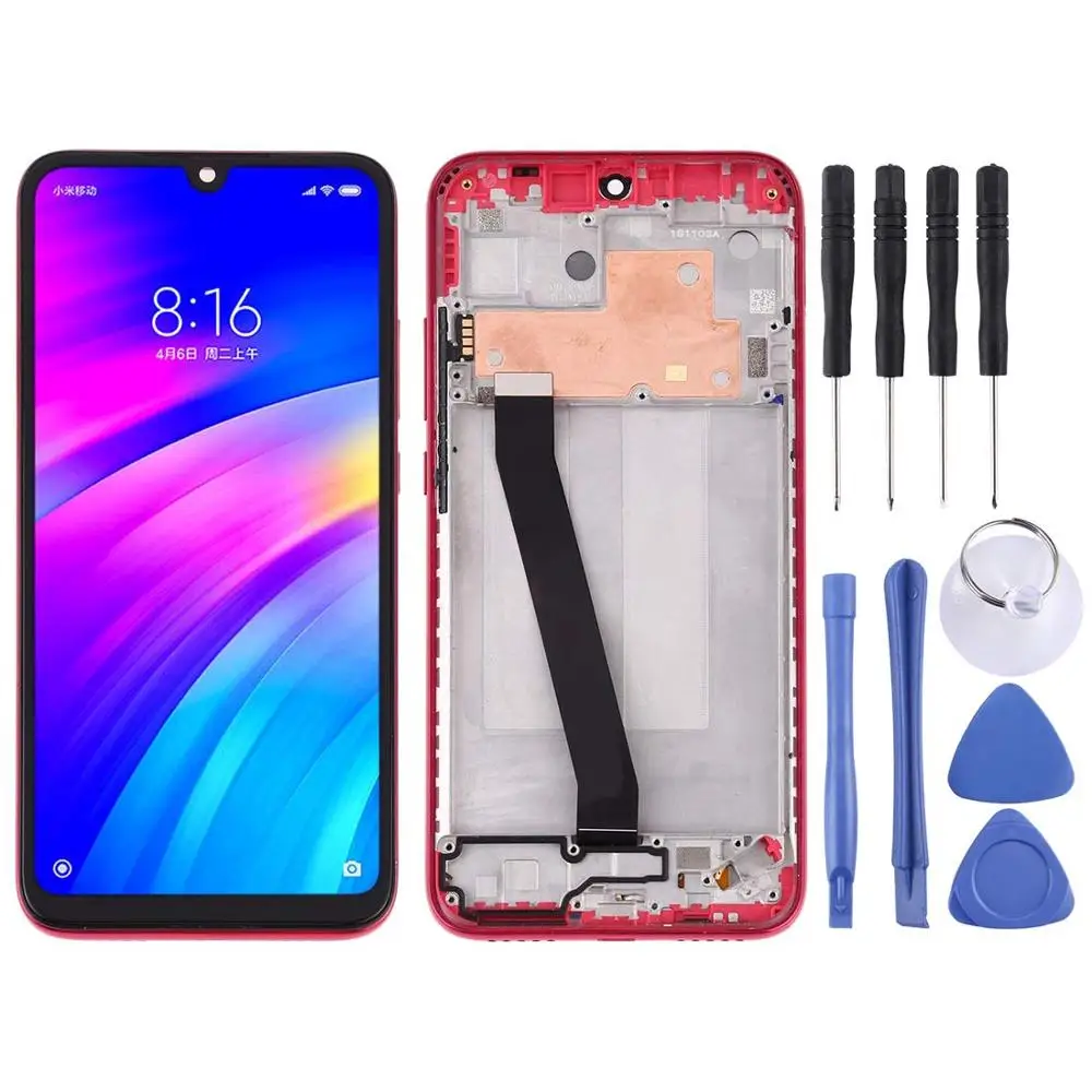

For Xiaomi Redmi 7 LCD Display Touch Screen Digitizer Assembly Pepair Parts for Xiaomi Redmi 7 Display with Frame Replacement